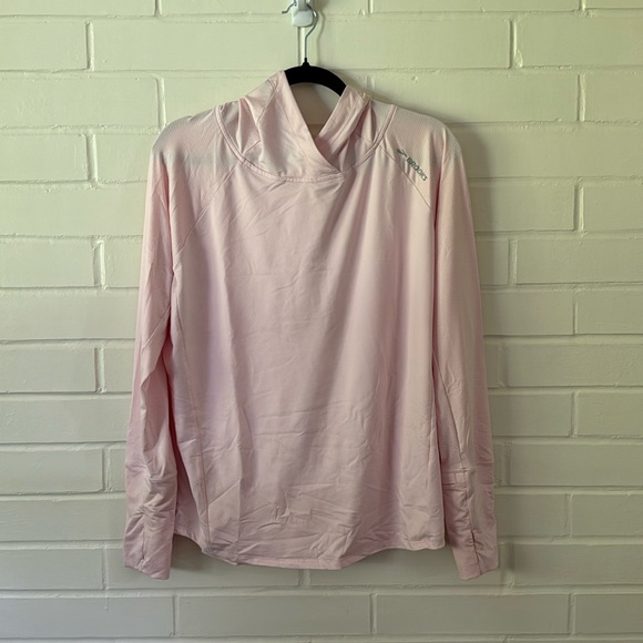 Brooks Running Dash Hoodie in Light Pink Size Medium - Picture 4 of 8